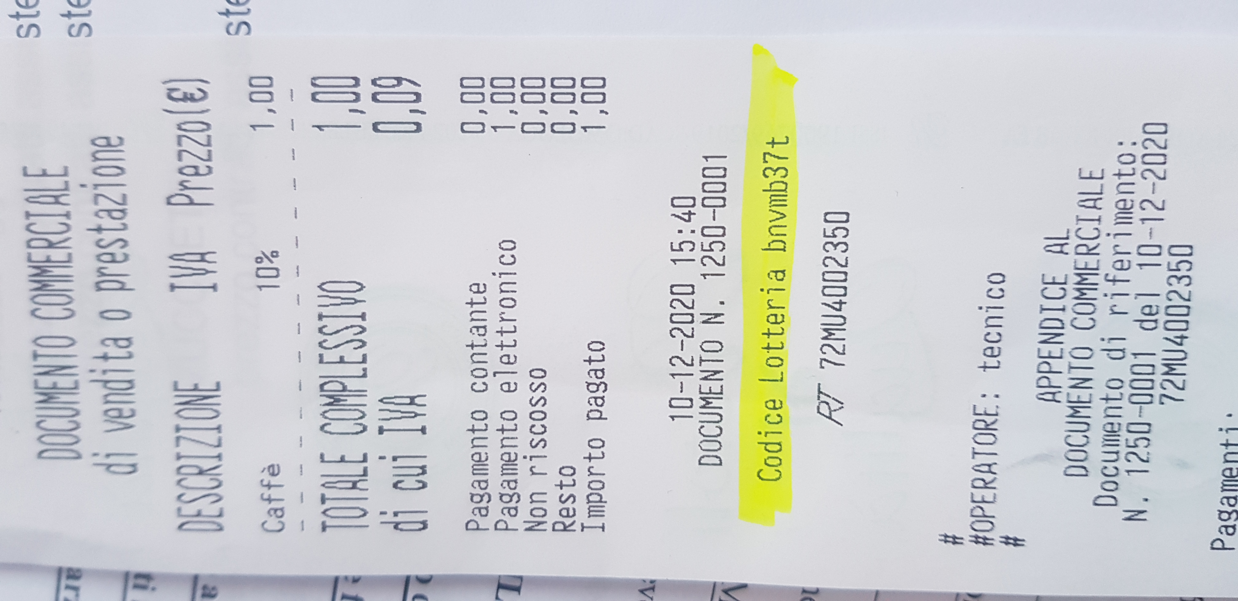 PROMOZIONE LETTORI LOTTERIA SCONTRINI
